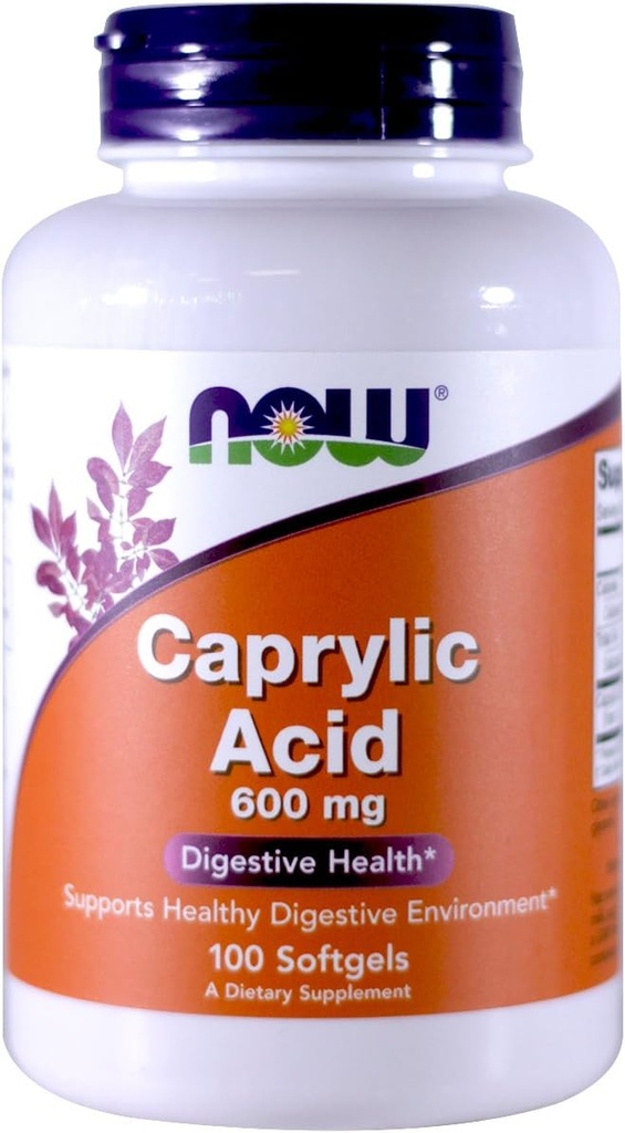 Ora Cibi Acidi Caprylic 600mg, 100 Softgels - (Pacchetto di 2)
