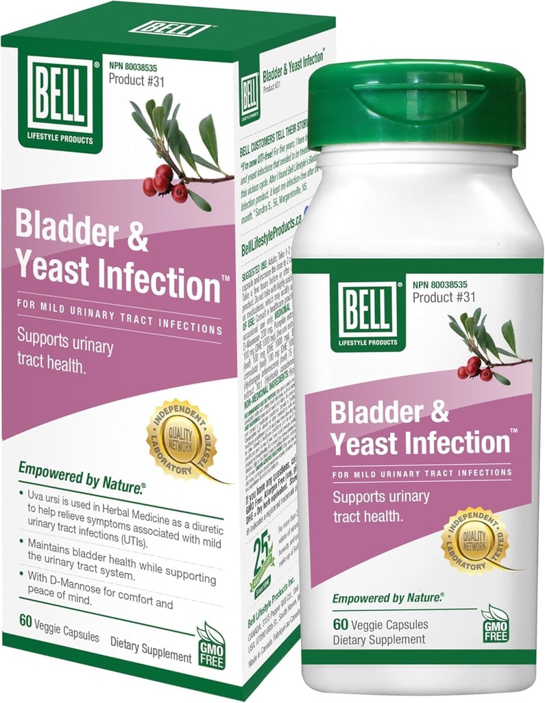 Bell Lifestyle prodotti Bladder Salute & Yeast Balance | 60 capsule