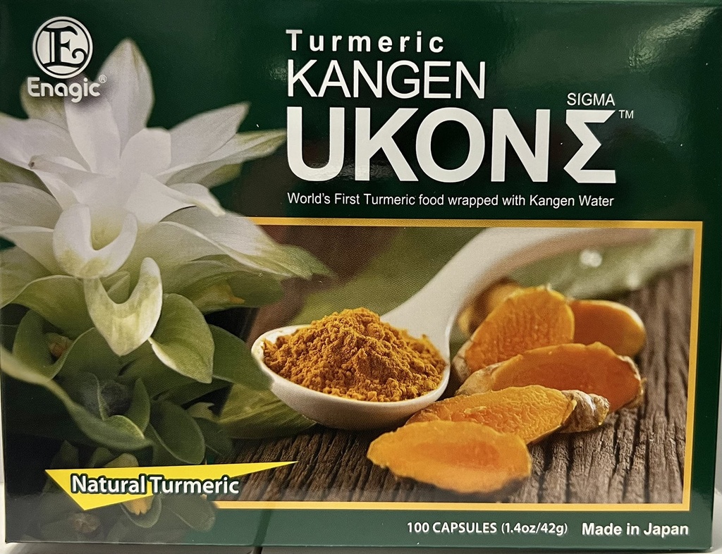 Kangen Ukon Turmeric by ENAGIC 100% Biologico Multivitamines Vegeterian Capsule