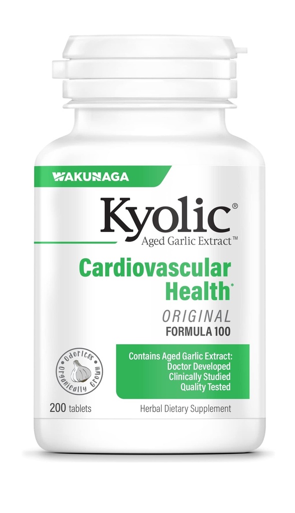 Estratto di aglio Kyolic Aged Formula 100, Cardiovascolare