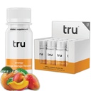Tru Energy Shot, Extra Strength Energy Drink with Natural Caffeine, Green Tea, B Vitamine B3, B6 & Vitamin B12, Zero Sugar & Calories, Keto, Vegan, Gluten Free, Orange Mango, 2 FL OZ Bottiglie, 12 Pack