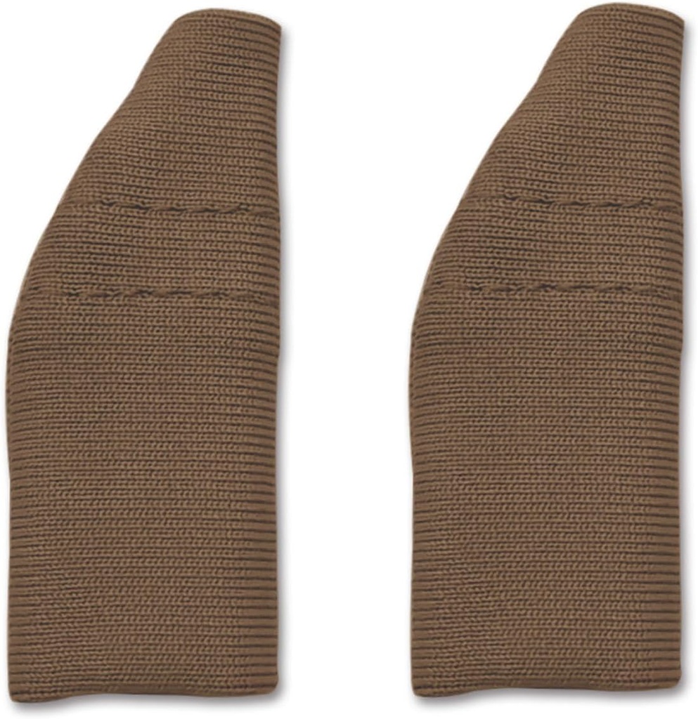 Copripiumini per apparecchi acustici Proteggi Amplificatori acustici da Sweat, Dirt e Moisture, Misura strumenti acustici da 1.4” a 1.6” (Brown, L)