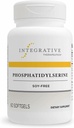 Phosphatidylserine - Integratore di Supporto Funzione Cervello* - Supporta risposta di stress sano* - senza glutine, senza soia e senza latticini - 60 Softgels (60 Serve)