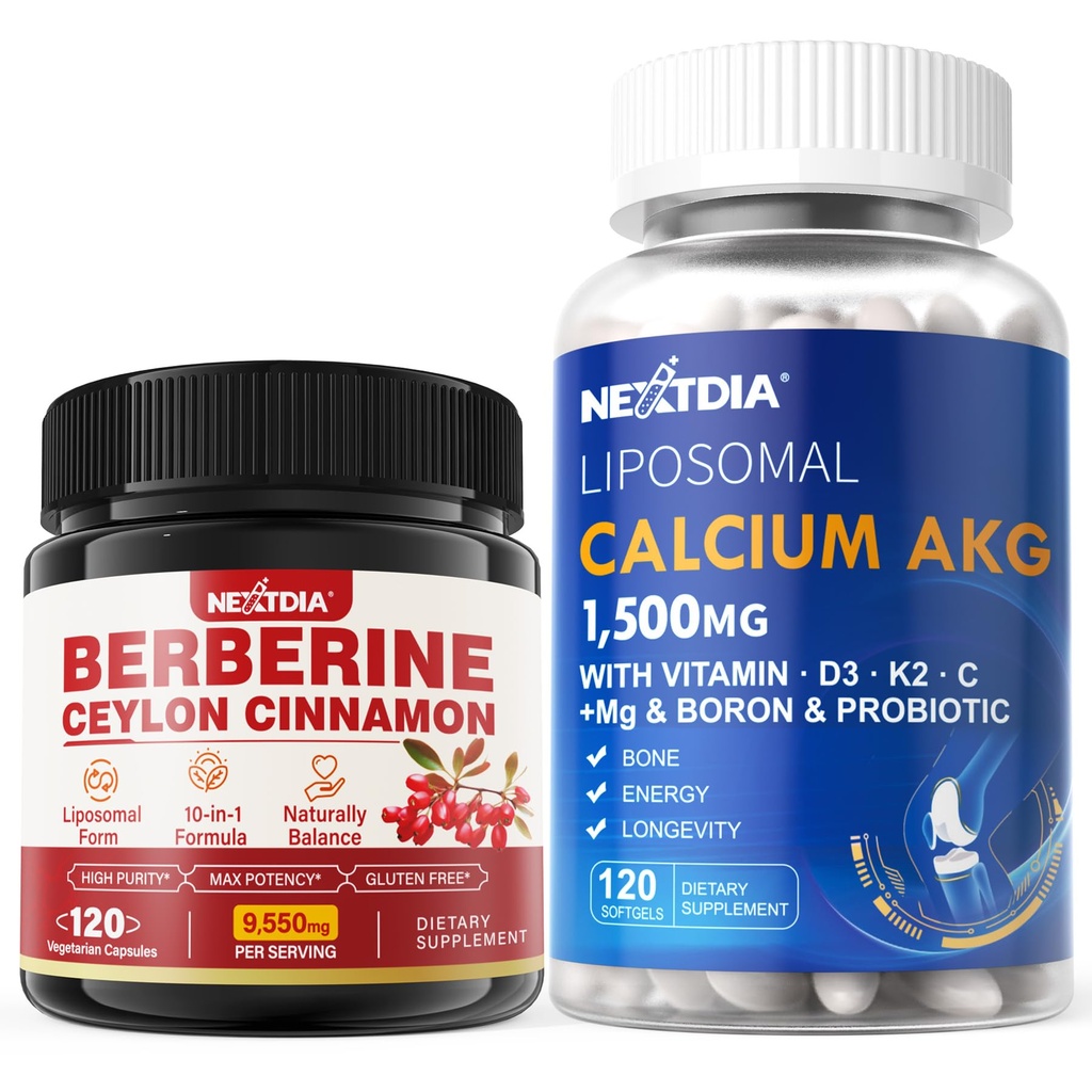 Supplemento di berbina 1500mg + Liposomal Calcium AKG Supplemento 1500mg