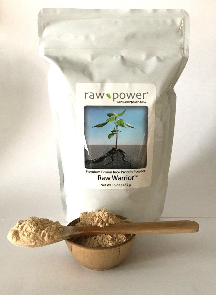 Polvere cruda della proteina di riso del guerriero del guerriero, (16 oz, Premium)