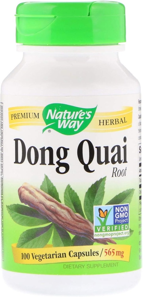 Via della natura Dong Quai Root -- 100 capsule / 565 mg