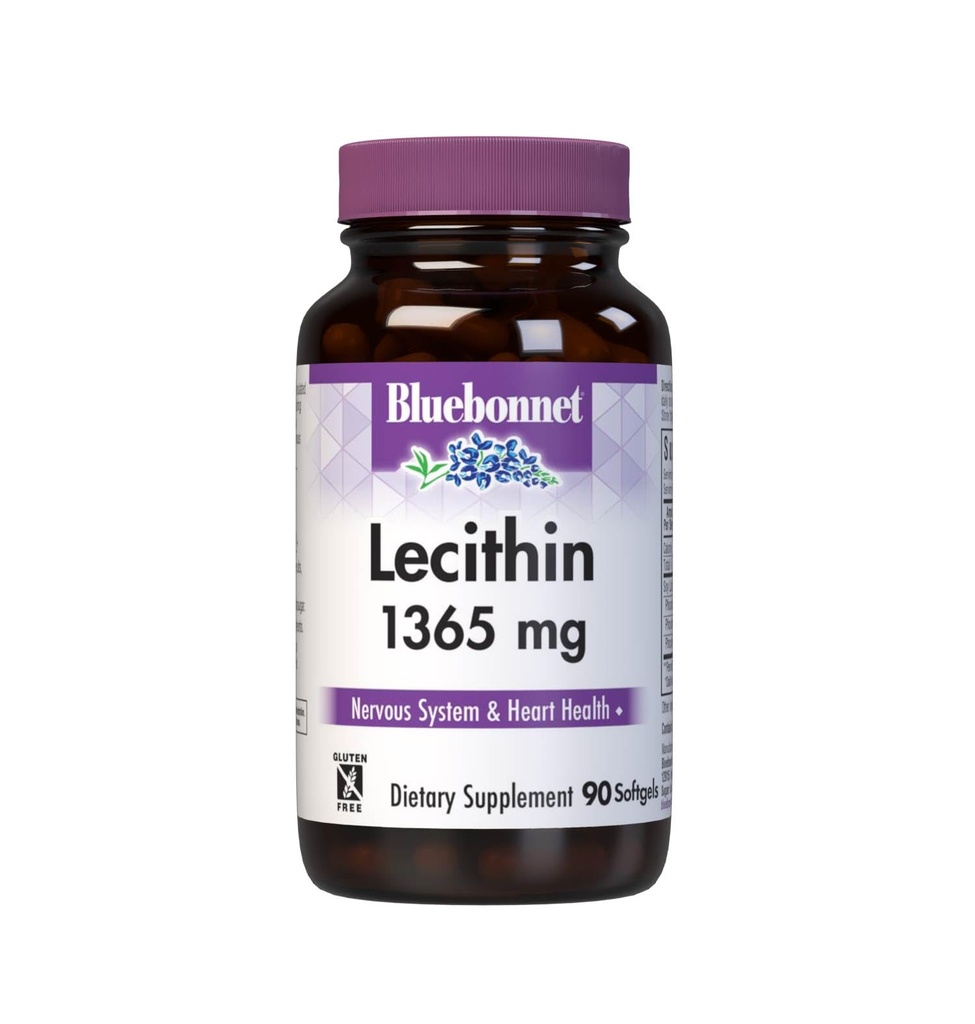 Bluebonnet Lecitina 1365mg, 90 Conte