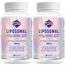 L'acido ialuronico liposomico integra 1000mg-High Biodisponibili dietetici capsule di acido ialuronico-con 200 mg di polisaccaridi di Tremella per l'idratazione della pelle di doppia resistenza, lubrificante comune, 2 confezione