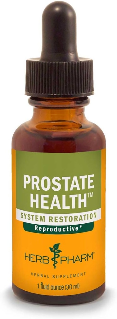 Herb Pharm Prostate Health Liquid Herbal Formula con Saw Palmetto Liquid Extract - 1 oncia