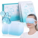 LC-dolida 14 confezioni Acido ialuronico Maschera di occhio riscaldata della mascherina dell'occhio per gli occhi asciutti Autoriscaldamento monouso Maschera di vapore dell'occhio per il viaggio delle terme del sonno Integratori di viaggio Regali di rilassamento per le donne, uomini