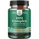 Pure DIM Supplemento per gli uomini con Bioperine - DIM Estrogen Blocker per gli uomini per l'equilibrio dell'ormone e la salute della prostata - Diindolylmethane Testosterone Complex con Broccoli Florets - 60 capsule
