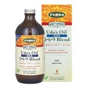Flora - Olio di Udo DHA 3-6-9 Blend - Integratore per la salute degli occhi e del cervello vegetariano - Omega-3 & Omega-6 - Contiene olio di semi di girasole e lino - Kosher & Organic - Tenere Chilled - 17 fl. oz.