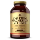 Solgar Calcium Citrato di Magnesio, 250 compresse - Supporta Bones & Teeth sani - Supporto di sistema muscoloscheletrico e nervoso - Altamente assorbibile - Non OGM e Vegan - 50 Serve
