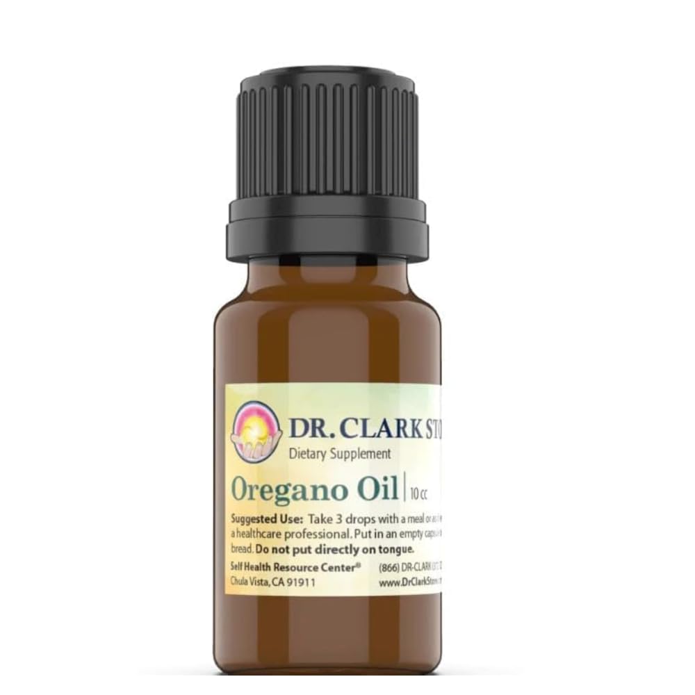 Dr. Clark 100% Olio di origano puro – 10cc, supporto naturale antiossidante e immunitario