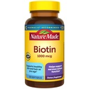 Natura fatta Biotin 1000 mcg Softgels, Biotin Vitamins Integratore alimentare, Supporta capelli sani & pelle, 120 Softgels, 120 giorni di alimentazione