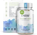 esmé menomé Mind - Supporto nutrizionale giornaliero prima, durante e dopo la menopausa – Due mesi di fornitura di 60 capsule, contaminare ashwagandha e Gingko biloba