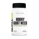 NutraBio Horny Goat Weed Extract Supplemento, 500mg - per uomini e donne, aiuta a sostenere l'energia e la vitalità, 90 capsule vegetali