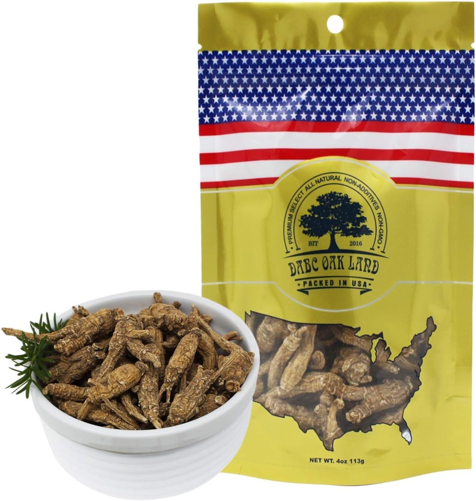 DOL Hand-Selezionato American Wisconsin Farmed Ginseng Root | Long Small | Jackie | Traduzione: