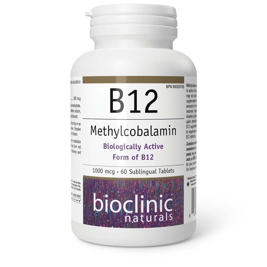 Bioclinico Naturale - B12 Methylcobalamin 1000 mcg 60 loz