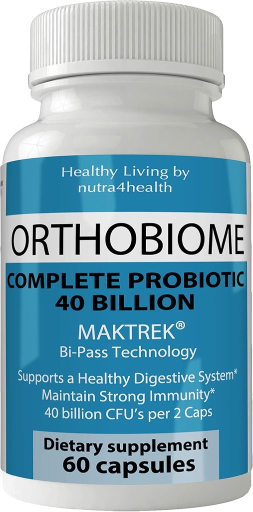 Orthobiome completa pillole probiotici Ortho Biome capsule Formula Boost Metabolismo Supplemento pillole per una migliore digestione per fermare Bloating, costipazione e allevia la flatulenza gas