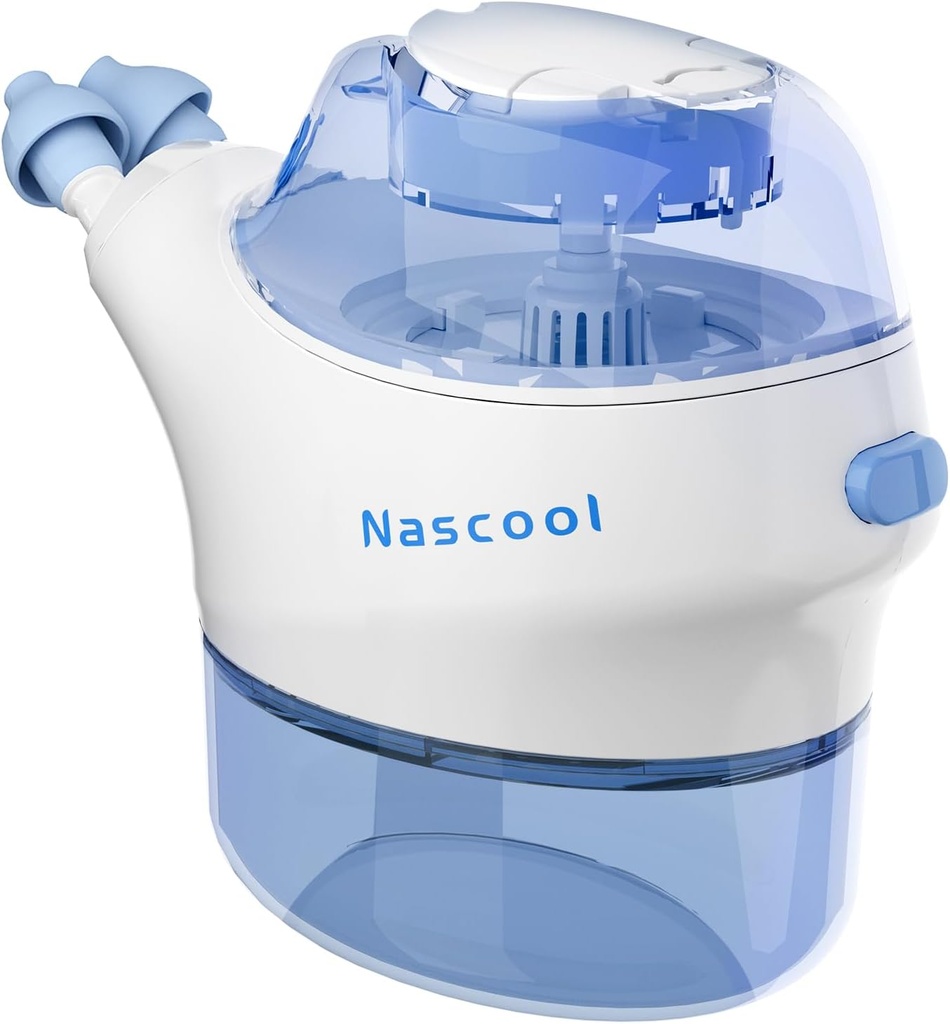 Sistema di irrigazione nasale con 50 pacchetti di sale, Risciacquatrice elettrica del naso del vaso di Neti per la congestione nasale del sollievo del seno Runny Nose