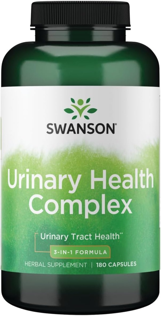 Swanson Urinary Health Complex Triple Herbal Protection Urinary Bladder Health Support 180 capsule