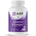 AOR, Advanced B Complex, Multivitamin Support for Energy, Stress and Metabolism, Integratore alimentare, 90 Capsule (90 Serve)