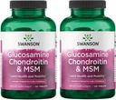 Swanson Glucosamine Chondroitin & Msm 500/400/200 Milligrammi 120 Tabs (2 Confezione)