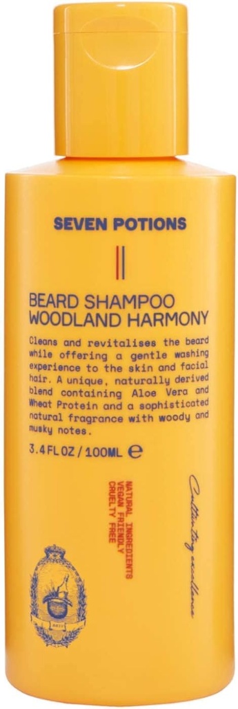 POLITICHE DI VENDITA Shampoo per gli uomini — Gentle, Lavaggio per un Cuscinetto pulito, Itch-Free — Naturale, Vegan, Cruelty-Free — (Woodland Harmony, 3.4 Fl Oz)