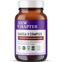 Nuovo Capitolo Omega-3 Complesso, 1000mg Softgels, Fish Oil Supplement Wild Alaskan Salmon per cuore, cervello, occhio, Joint & Skin Health Support - 30 Count