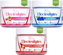 La mia avventura per adattare la polvere di elettroliti di idratazione rinfrescante con zucchero Zero, Bundle, Blue Raspberry & Watermelon Candy & Strawberry Lemonade Flavors