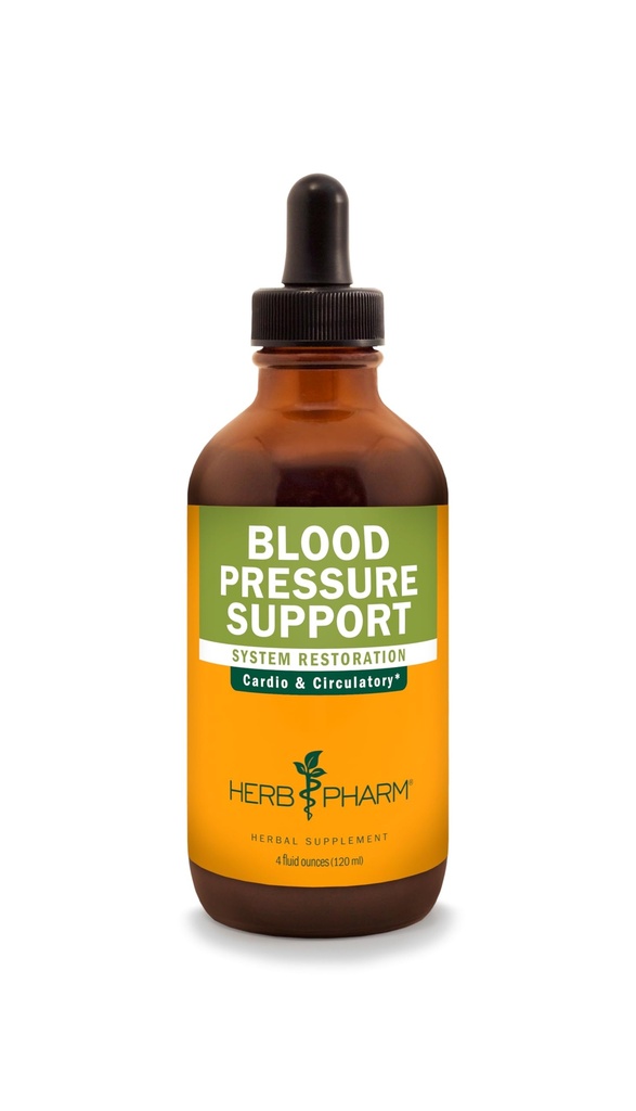 Herb Pharm Blood Pressure Support Formula liquida per i sistemi cardiovascolari e circolatori - 4 oncia