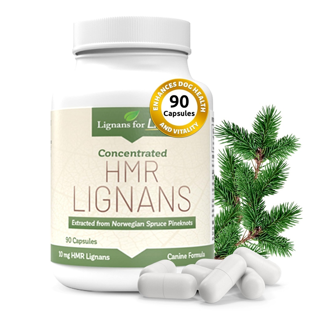 Lignani per la vita HMR LIGNANS 10mg capsule - Perfetto per le piccole razze di cani - Vitamina per animali sani | Multivitamin | Integratore benessere | Nutrizione