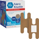 MED PRIDE 100 Sterile in tessuto Fingertip, Finger e Knuckle Bandages – Latex e Rubber Free Hypoallergenic, 1.5in X 3in