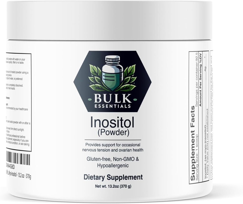 Bulk Essentials Generico Inositol (Powder) - con Myo-Inositol - 13.2 oz - 370g