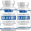 Relaxation Sleep Aid, Natural Non-Habit Forming, Sleep Supplement Sviluppato per supportare il sonno più lungo e migliore, Camomilla, Magnesio, Melatonina, Ashwagandha, GABA, Drug-Free (120 Count)
