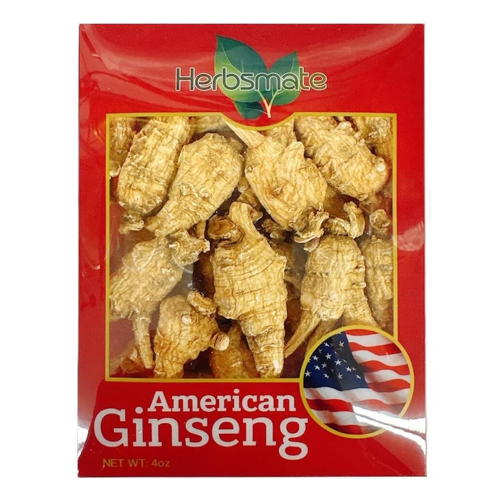 Formato medio rotondo del Ginseng americano del grado selezionato a mano (4 Oz. Box)