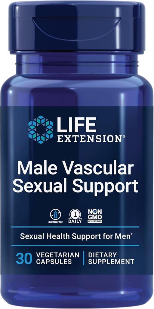 Supporto sessuale vascolare maschile, Ginger nero, Kaempferia parviflora, Salute sessuale maschile, Funzione sessuale, Senza glutine, Non OGM, 1-giorno, 30 capsule vegetariane