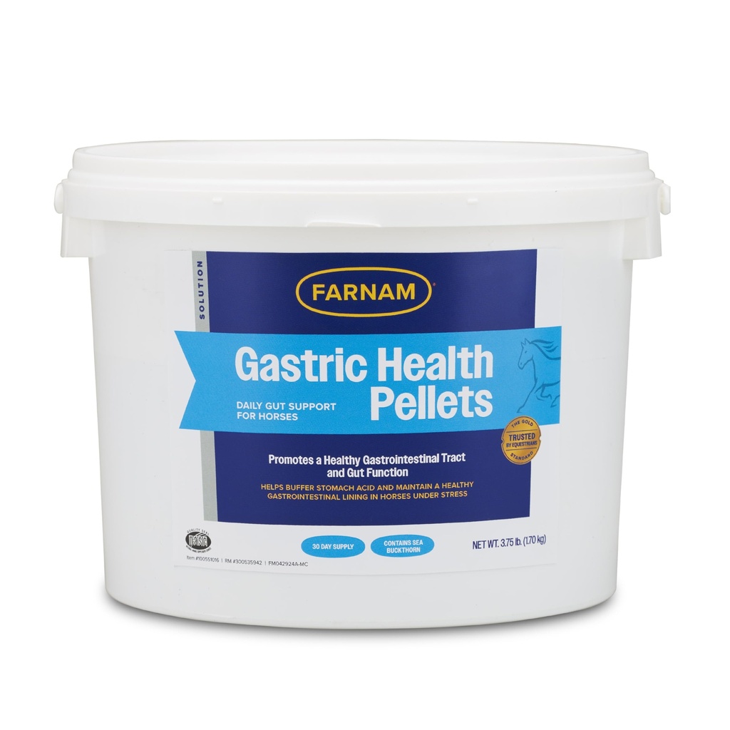Farnam Gastric Health Pellets, Daily Gut e Digestive Health Supplement per i Cavalli Aiuta a mantenere un sano tratto Gastrointestinale e funzione Gut