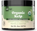 Integratore di polvere di kelp organico - Bulk crudo, secco, polvere di alghe marine puro 8oz 75 che serve tiroide, iodio e digestione