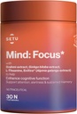 SETU Mind Focus Capsules | Brahmi, Ginkgo biloba, Ashwagandha e L-Theanine| 30 Caps (Pack of 1)