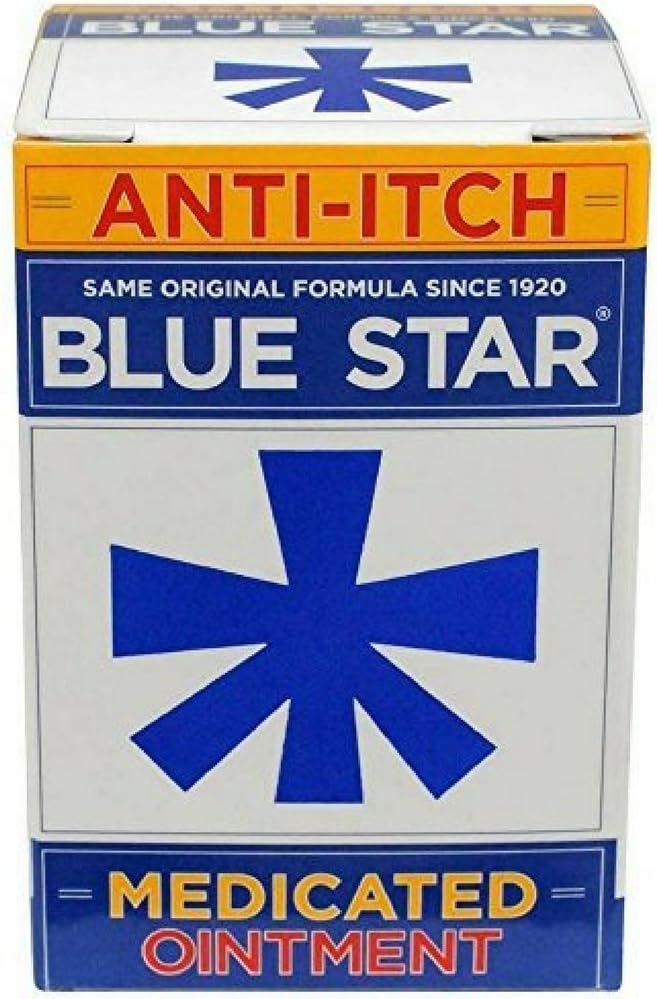 Blu Star Anti-Itch Medicated Ointment 2 oz ( Confezione da 10)