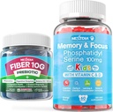 Zucchero gratis Phosphatidylserine Gummies per bambini + Fibra Gummies per adulti