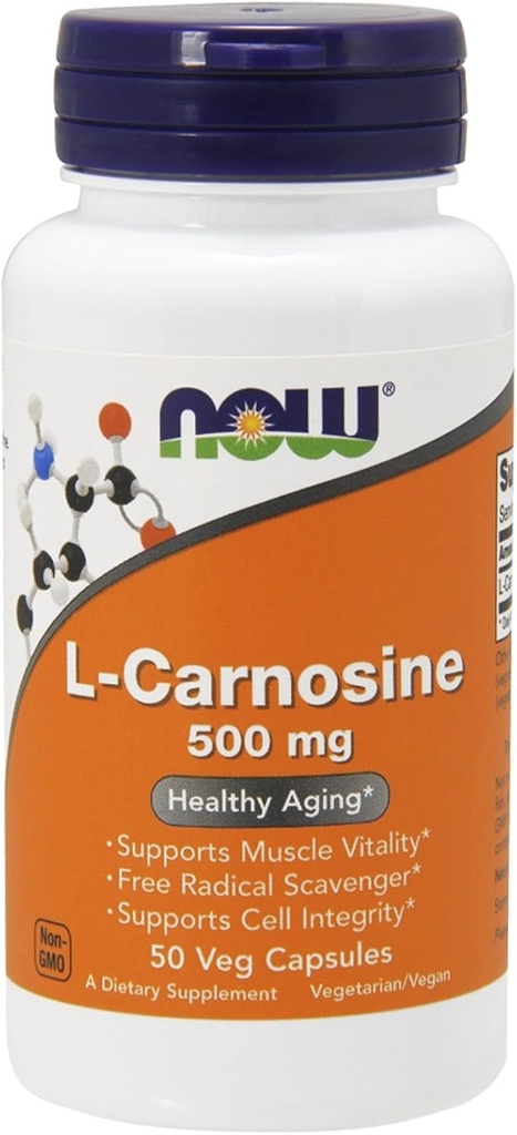 L-Carnosine 500mg - Vegetariano - Ora Cibi - 50 - VegCap