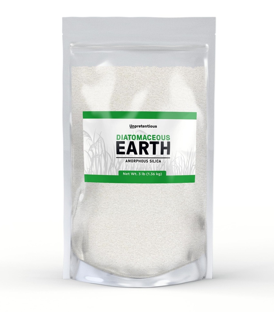 Terra diatomacea imprevedibile, Silica amorfa d'acqua dolce (48 oncia)