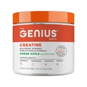 Polvere di monoidrato di creatina micronizzata, supplemento di allenamento post, mela verde - 100% aromatizzata naturale & addolcita - Supporta la costruzione del muscolo, l'energia cellulare & la funzione cognitiva – 195g