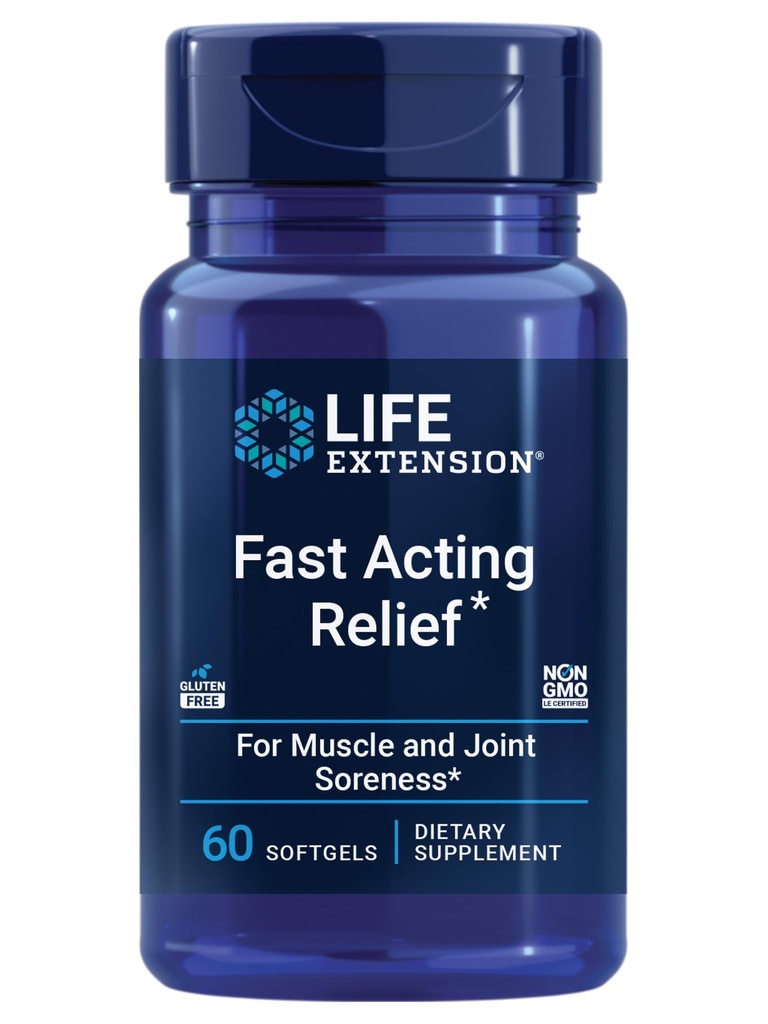 Rilievo ad azione rapida, semi di sesamo nero, curcuma, Boswellia, supplemento di supporto congiunto, sollievo rapido per il disagio in ossa, articolazioni e muscoli, senza glutine, non OGM, 60 softgels