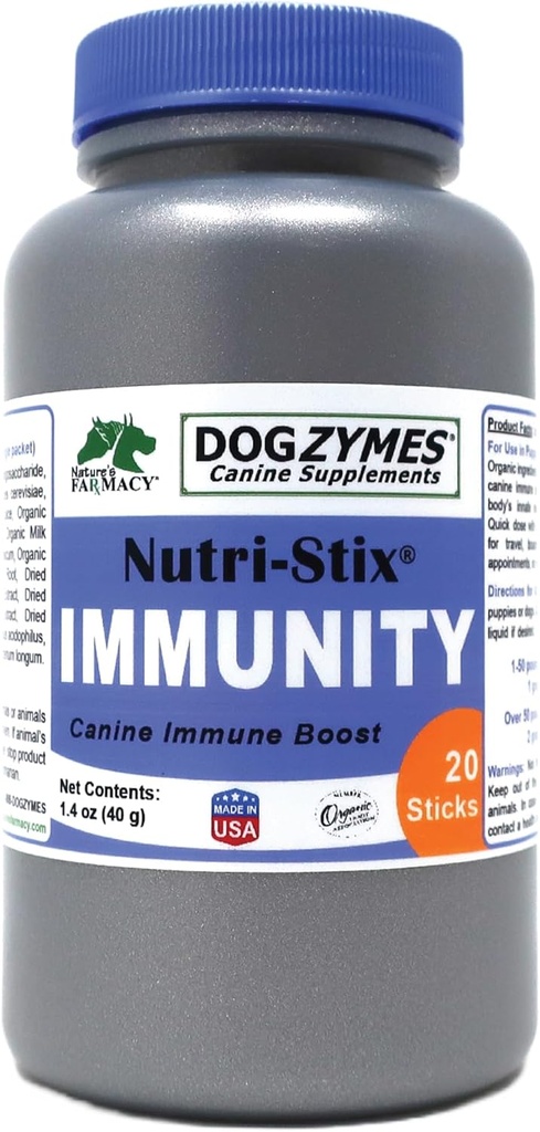 Nutri-Stix Immunity Single Serve Stix per il supporto immunitario immediato, viaggio, spettacolo, evento di performance