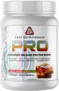 Miscela proteica di rilascio prolungata, miscela enzima digestiva, 25G Protein, 2G Carb, 27 Serve ( burro di arachidi e gelatina)