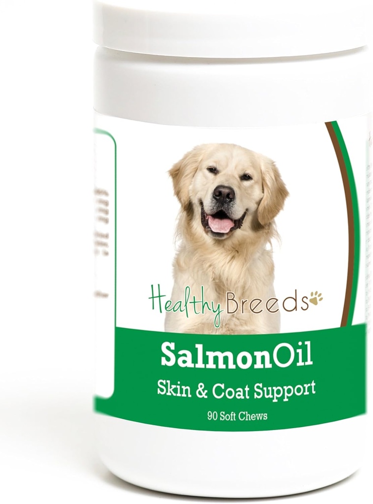 Allevamenti sani Golden Retriever Salmon olio Soft Chews 90 Conte